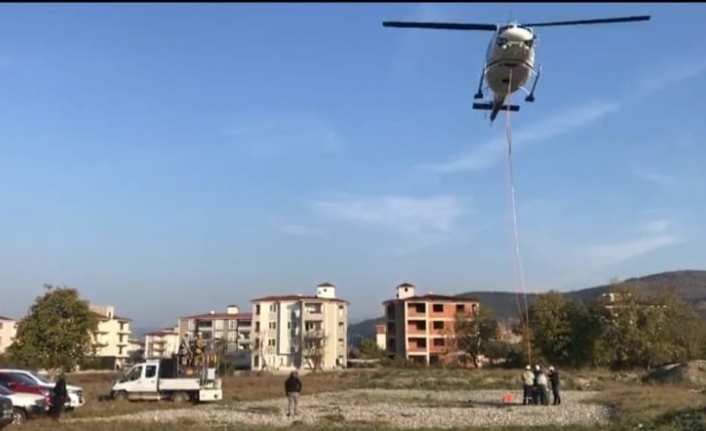 İznik semalarında uçan helikopterin esrarı çözüldü