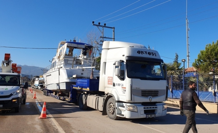 Gemlik körfezinde tekne operasyonu