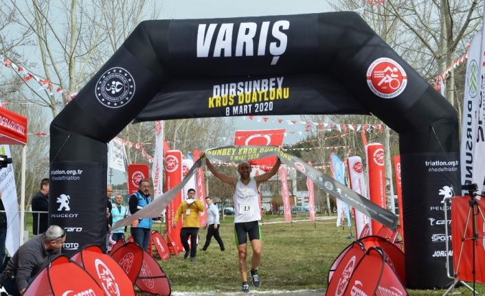 Dursunbey Kros Duatlon yarışları nefes kesti