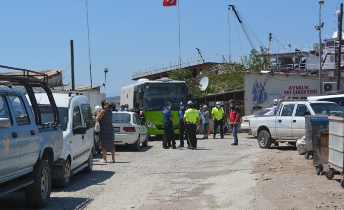 Ayvalık’ta “Yat-Çekek Yeri” baskını