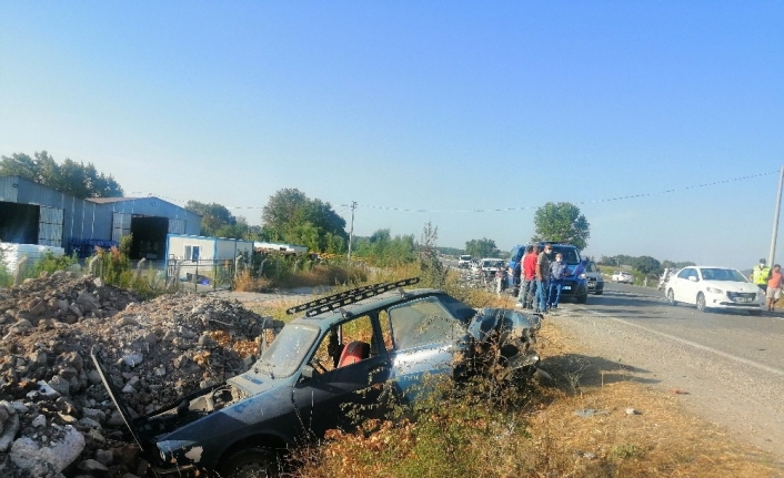 Çanakkale’de trafik kazası: 1 yaralı