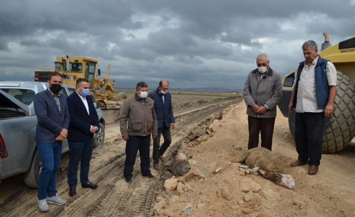 110 kilometrelik arazi yolunun yapımına başlandı