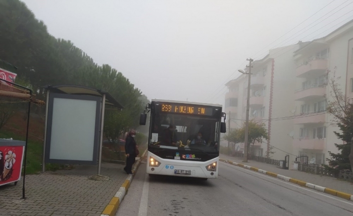 Balıkesir’de yoğun sis etkili oluyor