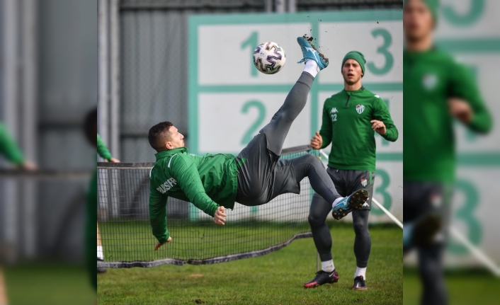 Bursaspor, Ankaraspor maçı hazırlıklarına başladı