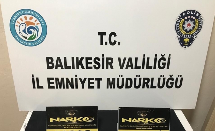 Balıkesir’de uyuşturucu operasyonu