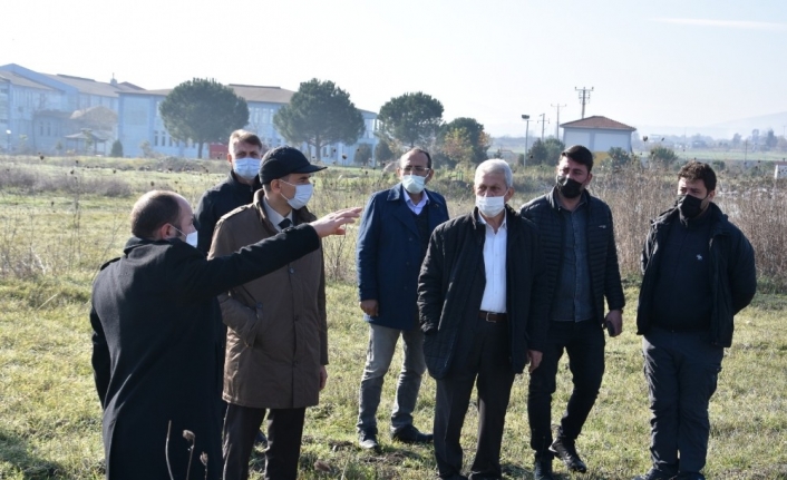 Gönen’de fakülte için sondaj çalışmaları başladı