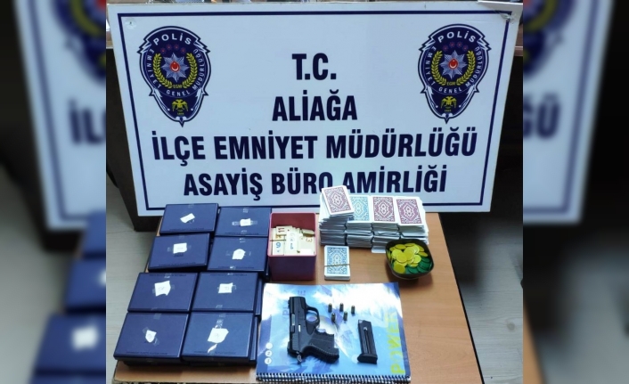 İzmir’de kumar baskında 14 kişiye ceza