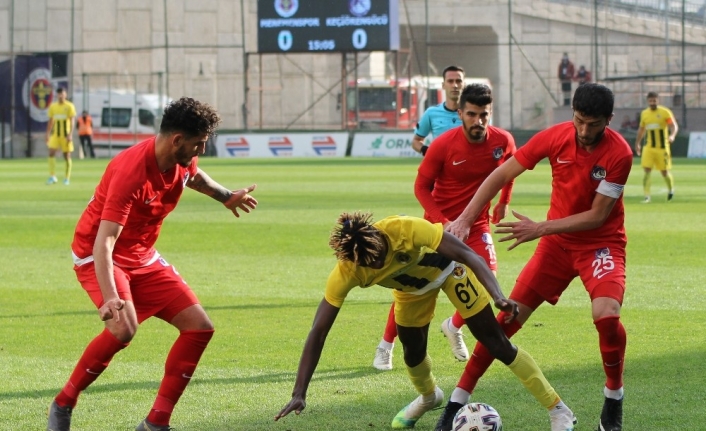 TFF 1. Lig: Menemenspor: 0 - Ankara Keçiörengücü: 0