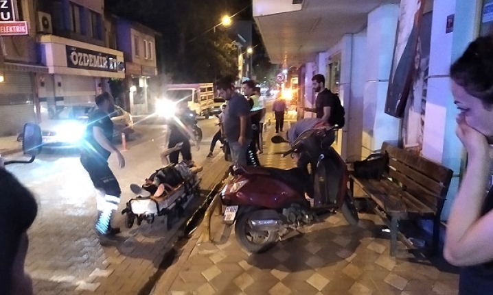 Edremit'te motosikletler çarpıştı: 1 yaralı  