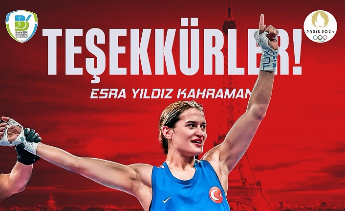 Esra Yıldız Kahraman, Olimpiyatlarda Bronz Madalya kazandı