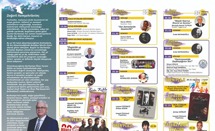 Körfezin beklenen festivalinin programı belli oldu