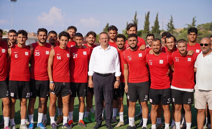 Başkan Ergin'den Ayvalıkgücü Belediyespor'a ziyaret