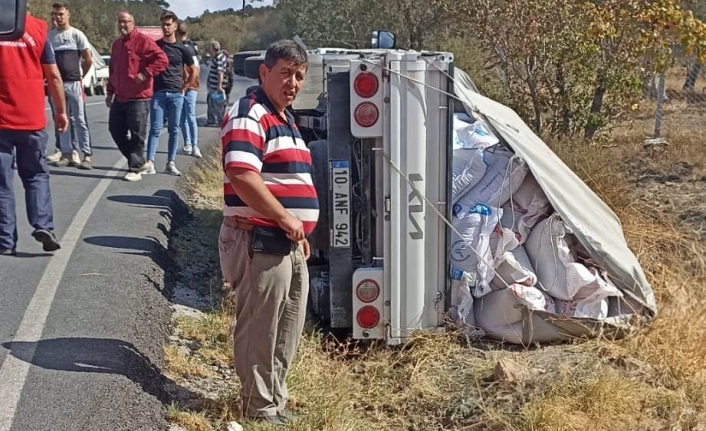 Havran’da kaza ucuz atlatıldı