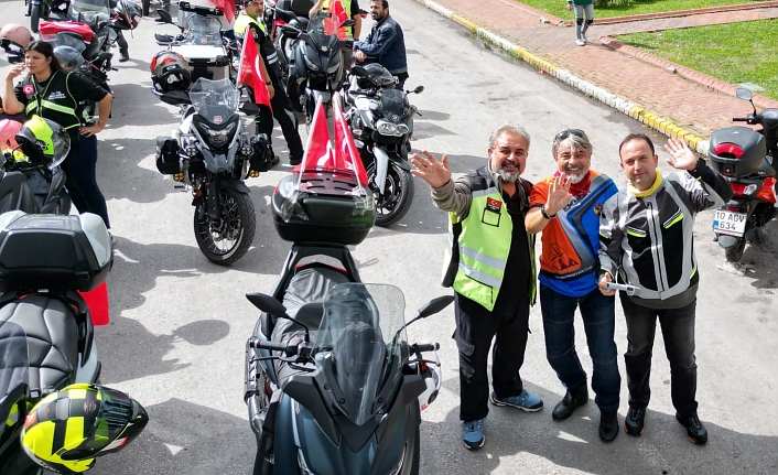 İki teker sevdalıları, Balıkesir'de en büyük motosiklet sürüşünü gerçekleştirdiler