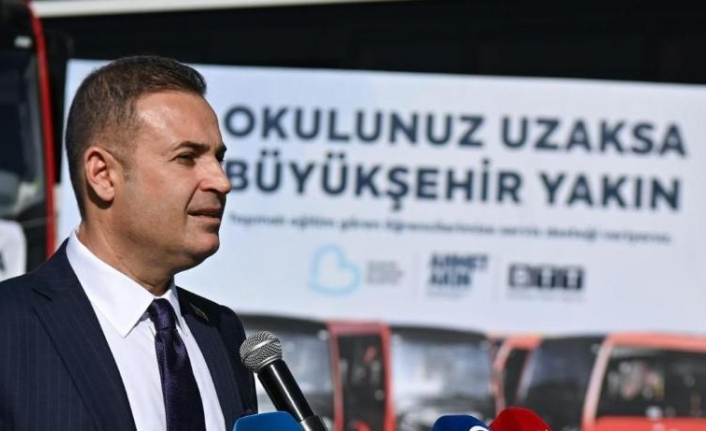 Başkan Akın açıkladı: "Balıkesir Büyükşehir Belediyemiz öğrencilerimizi ücretsiz taşıyacak"