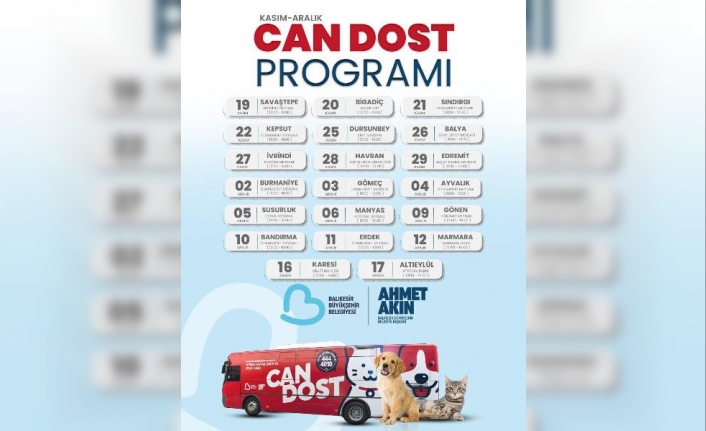 "Can Dost” sokak hayvanları için yola çıkıyor