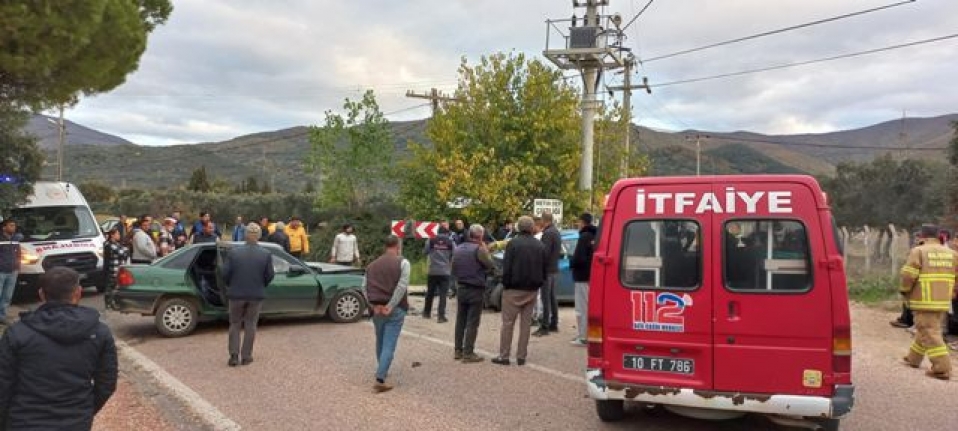 Erdek'te kaza: 2 yaralı