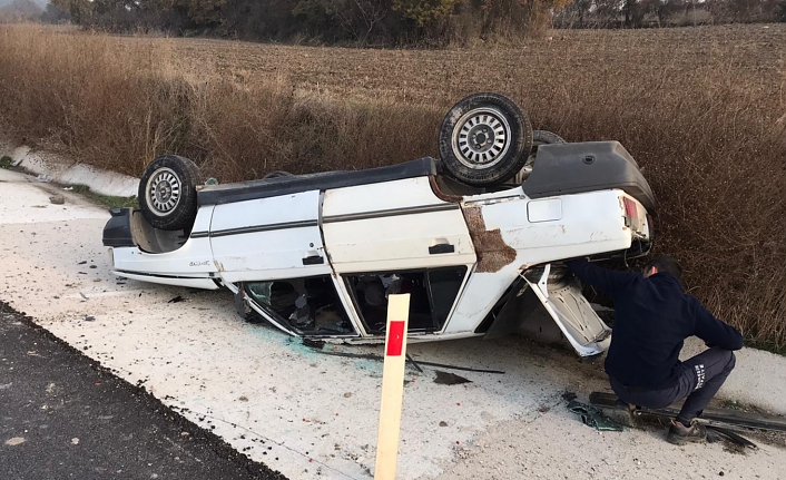 Balıkesir-Savaştepe karayolunda trafik kazası: 1 yaralı