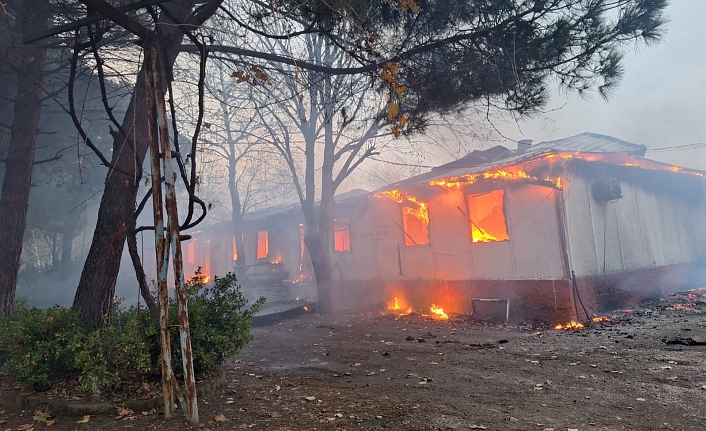 Balya’daki maden şantiyesinde yangın çıktı: Müdahale sürüyor