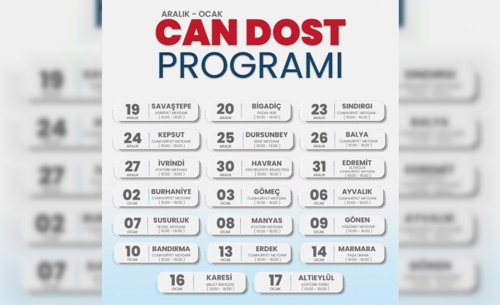 “Can Dost” sokaktaki canlar için yola çıktı