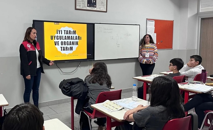 Edremit'te öğrencilere Gıda Güvenliği ve Tarım Eğitimi verildi