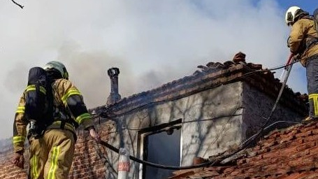 Erdek Ocaklar'da yangın