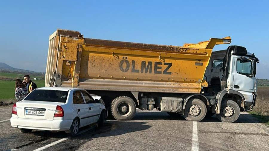 Gönen’de Trafik Kazası: 1 Hafif Yaralı