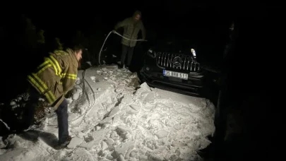 Kazdağı Sarıkız Tepesi’nde mahsur kalan iki kişi kurtarıldı