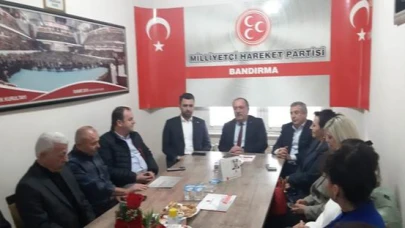 Öztaylan MHP İlçe Teşkilatını ziyaret etti