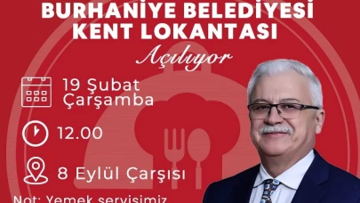 Burhaniye’de Kent Lokantası Hizmete Giriyor