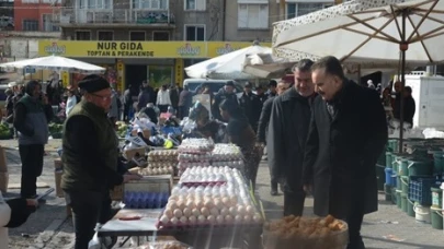 Edremit Kaymakamı Ahmet Odabaş’tan esnaf ziyareti