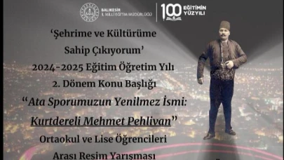 Kurtdereli Mehmet Pehlivan’ı Tanıma ve Yaşatma Amacıyla Resim Yarışması Düzenleniyor