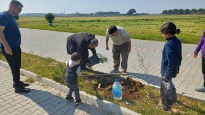 Ayvalık’ta Hayvan Severlerden Fidan Dikimi