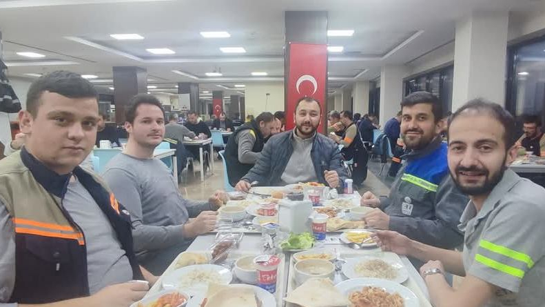 Bandırma'da Eti Maden'de iftar