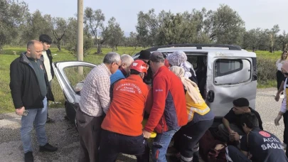 Burhaniye’de kaza: 2 yaralı