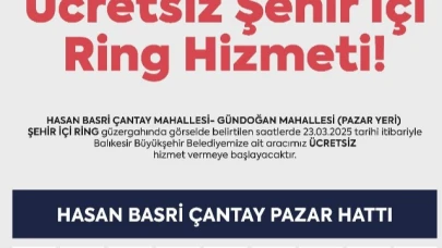 BTT, Hasan Basri Çantay Pazar Hattı seferlerini başlatıyor