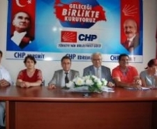 CHP EDREMİT’TE SEÇİM SONUÇLARINI DEĞERLENDİRDİ