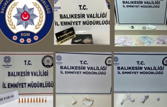 3 günde yüzlerce gram uyuşturucu madde ele geçilirdi