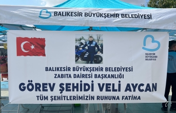 BBB personeli, görev şehidi Veli Aycan unutulmadı