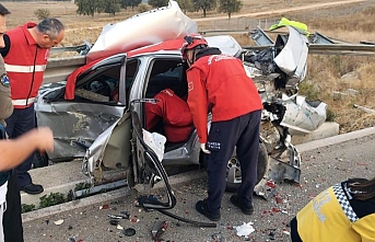 Karesi'de kaza: 1 ölü, 2 yaralı