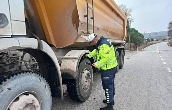 Balıkesir'de kış lastiği uygulaması