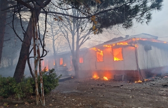 Balya’daki maden şantiyesinde yangın çıktı: Müdahale sürüyor