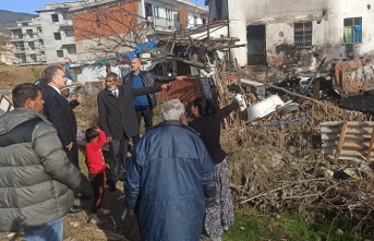 Kaymakam Odabaş'tan yangın bölgesine ziyaret!