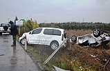 Ayvalık’ta trafik kazası ucuz atlatıldı