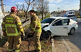 Bandırma’da kaza: Araçlar farklı yönlere savruldu