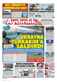 AYDINLIK GAZETESİ Gazete Manşeti