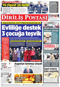 DİRİLİŞ POSTASI Gazete Manşeti