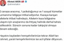 Başkan Akın: ''Ekiplerimiz kaza bölgesinde''