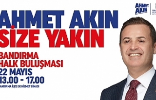 Başkan Akın, Halk Günleri’ni Bandırma’dan...