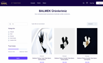 BALMEK online satış mağazası açıldı